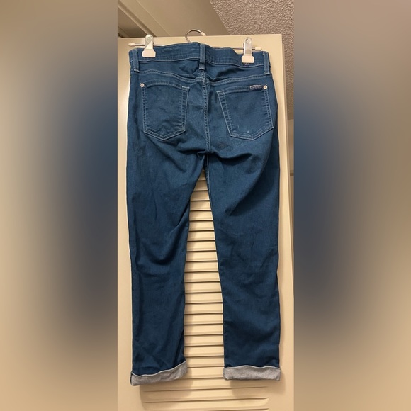 7 For All Mankind The Skinny Crop & Roll Jeans - Picture 6 of 11